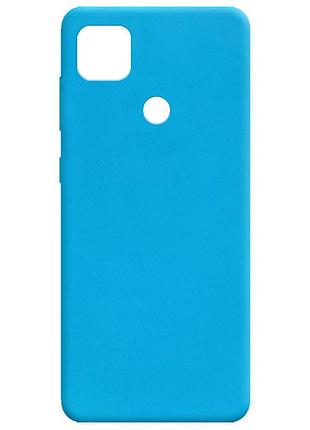 Силиконовый чехол candy для xiaomi redmi 9c блакитний