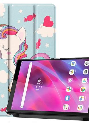 Чехол книжка для планшета lenovo tab m8 3rd gen tb-8506 tb-8507 8.0'' єдиноріг