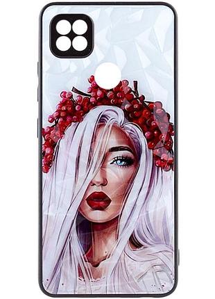 Tpu+pc чохол prisma ladies для xiaomi redmi 9c ukrainian girl
