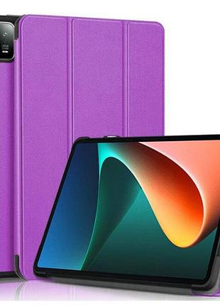 Чохол книжка для планшета xiaomi pad 6, pad 6 pro фіолетовий