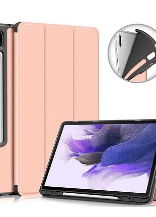 Чехол книжка gum stylus для планшета samsung galaxy tab s8 s9 s10 ultra 14.6 rose gold