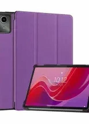 Чехол книжка для планшета lenovo tab m11/k11 tb-330 fu tb-331 fc/ fu фиолетовый