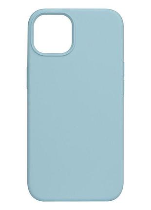 Захисний силіконовий чохол для телефона iphone 13 (з закритим низом) turquoise