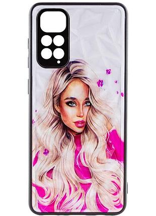 Tpu+pc чохол prisma ladies для xiaomi redmi note 11 (global) / note 11s chocolate, tpu+pc pink, tpu+pc