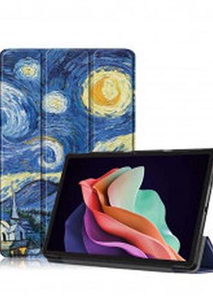 Чехол книжка для планшета lenovo tab p11 2nd gen tb-350 fu, tb-350 xu вангог