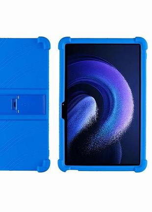 Противоударный силиконовый чехол для планшета xiaomi pad 6, pad 6 pro синий