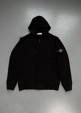 Зіп худі stone island | кофта стон айленд | зіпка чоловіча жіноча унісекс чорна s m l xl xxl