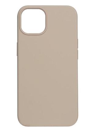 Защитный силиконовый чехол для телефона iphone 13 (с закрытым низом) pink sand