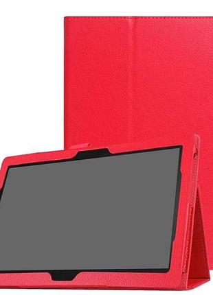 Чехол книжка для планшета lenovo tab 4 10 tb-x304l,x304f,x304m красный