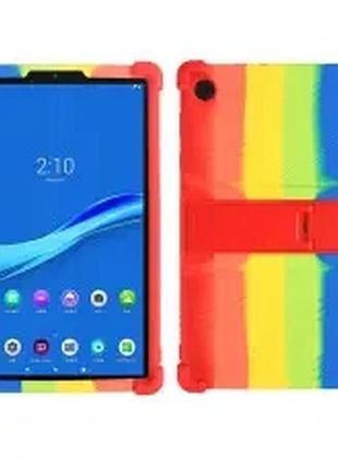 Силиконовый чехол для планшета lenovo tab lenovo tab m10 hd 2gen tb-x306f и tb-x306x радуга