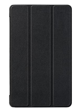 Чохол-книжка для планшета samsung galaxy tab a8 (2019) sm-t290 і sm-t295 шкіра pu пластик, чорний