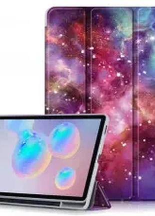 Чехол книжка gum stylus для планшета samsung galaxy tab s9 /s9 fe sm-x710 sm-x716 sm-x510 sm-x516 sm-x518 космос
