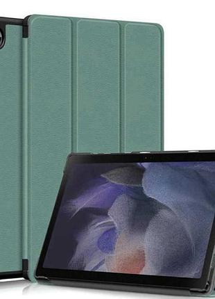 Чехол книжка для планшета samsung galaxy tab a11 plus 11' sm-x230 x233 x236 темно-зеленый