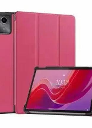 Чехол книжка для планшета lenovo tab m11/k11 tb-330 fu tb-331 fc/ fu rose-red