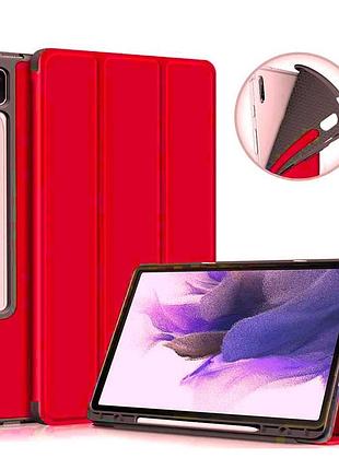 Чехол книжка gum stylus для планшета samsung galaxy tab s8 s9 s10 ultra 14.6 красный / red