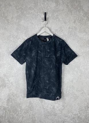 Чоловіча футболка adidas juun.j new dyeing over fit t-shirt в гарному стані, оригінал xs-s