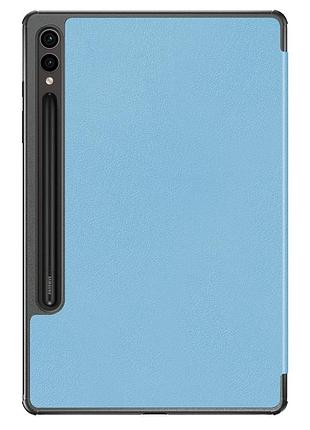 Чехол книжка для планшета samsung galaxy tab s9+ /s9+fe /s10+ 12.4 блакитний