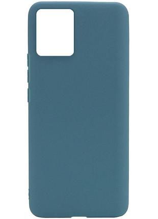 Силіконовий чохол candy для realme c30 синій / powder blue