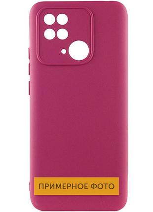 Чохол silicone cover lakshmi full camera (a) для xiaomi poco m5 бордовий / marsala, full camera