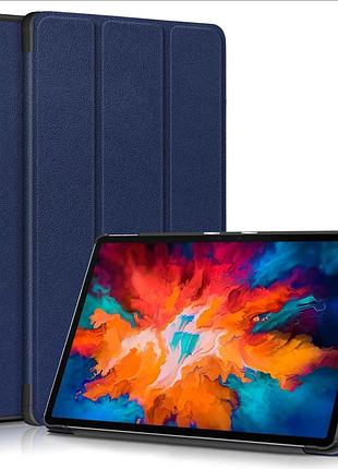 Чехол книжка для планшета lenovo tab p11 и p11 plus tb-j606f j616f j607f синий