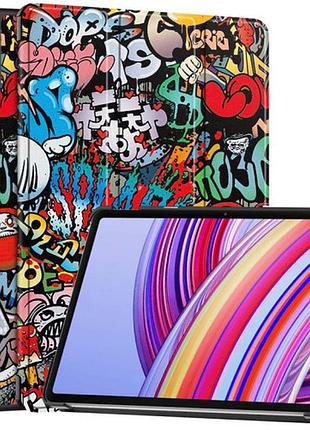Чехол книжка для планшета xiaomi redmi pad 2 pro граффиты