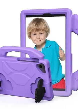 Чохол бампер eva kids для планшета samsung galaxy tab a9 8.7' sm-x110 sm-x115 sm-x117 лавандовий