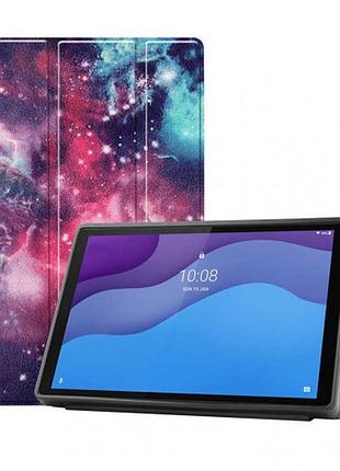 Чехол книжка gum для планшета lenovo tab m10 hd 2gen tb-x306f и tb-x306x космос