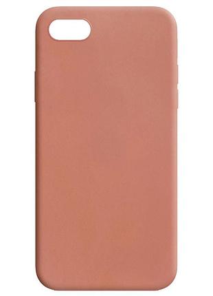 Силіконовий чохол candy для apple iphone 7 / 8 / se (2020) (4.7") rose gold