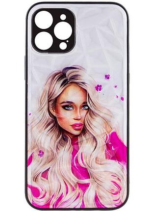 Tpu+pc чехол prisma ladies для apple iphone 14 pro max (6.7") pink, tpu+pc