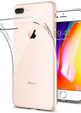 Tpu чехол epic transparent 1,5mm для apple iphone 7 plus / 8 plus (5.5")