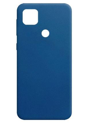 Силиконовый чехол candy для xiaomi redmi 9c синій