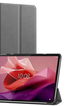 Чохол для планшета lenovo tab p12 12.7' tb-370 fu tb-371 fc tb-372 fc сірий