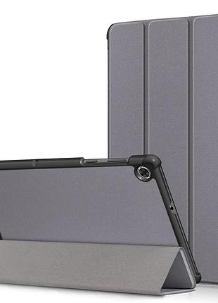 Чехол книжка для планшета lenovo tab m10 plus 10,61 3gen tb-125 fu tb-128 xu серый