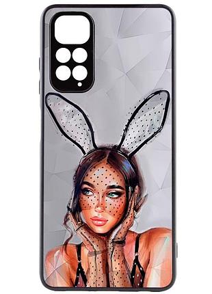 Tpu+pc чохол prisma ladies для xiaomi redmi note 11 (global) / note 11s chocolate, tpu+pc rabbit, tpu+pc