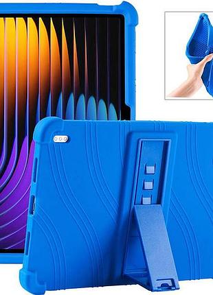 Протиударний силіконовий чохол для планшета xiaomi pad 8 / pad 8 pro синій