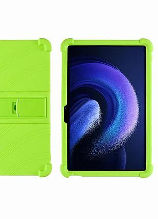 Противоударный силиконовый чехол для планшета xiaomi pad 6, pad 6 pro зеленый