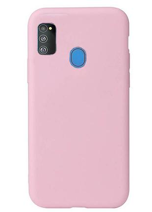 Силиконовый чехол candy для samsung galaxy m30s / m21 рожевий