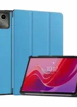 Чехол книжка для планшета lenovo tab m11/k11 tb-330 fu tb-331 fc/ fu голубой