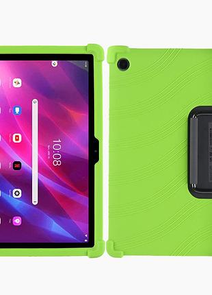 Противоударный силиконовый чехол для планшета lenovo yoga tab 11 yt-j706f зелёный