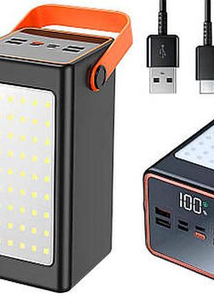 Power bank 90000 mah, 22.5вт (4xusb) j107 / внешний аккумулятор / вместительный power bank для телефона