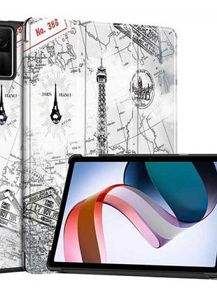 Чехол книжка для планшета xiaomi redmi pad se 11' париж