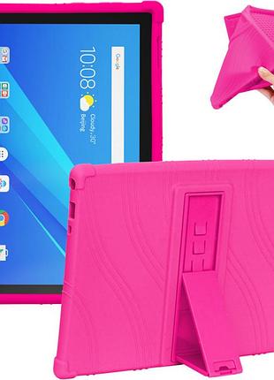 Силиконовый чехол для планшета lenovo tab 4 10 tb-x304l,x304f,x304m малиновый