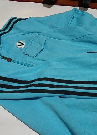 Кофта/олимпийка adidas голубая 5