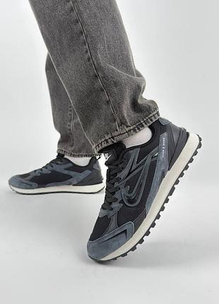 Мужские кроссовки nike waffle s dark grey black