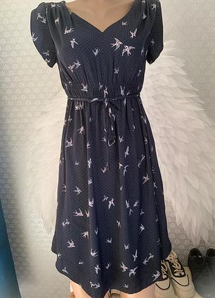 Легка сукня h&m mama з принтом «ластівки»