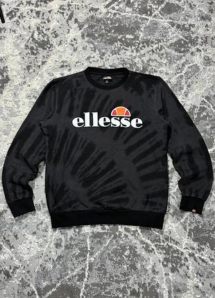 Чоловічій світшот ellesse оригінал в стилі тай-дай ідеальний стан еллісс tay day sk8 y2k ск8