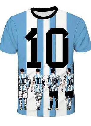 Футболка messi 10 збірна аргентини мессі дитяча 110-116см 5-6 років