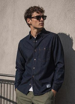 Стильна чоловіча сорочка під джинс outfitters nation s-m
