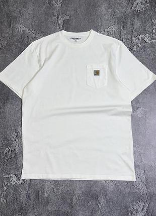 Carhartt футболка біла чоловіча  xl/2xl original ідеальний стан