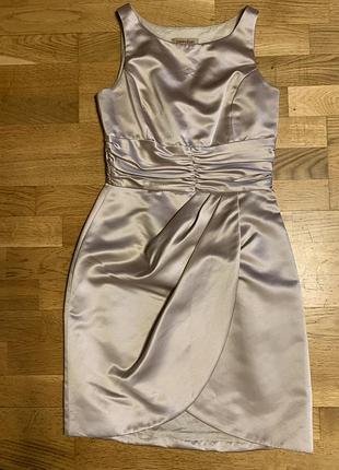 Атласное платье alain manoukian франция